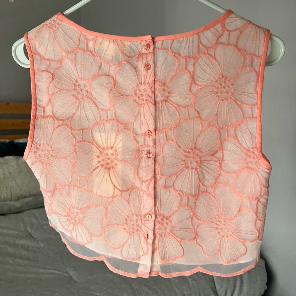Pink Lace Top - Picture 2 of 4